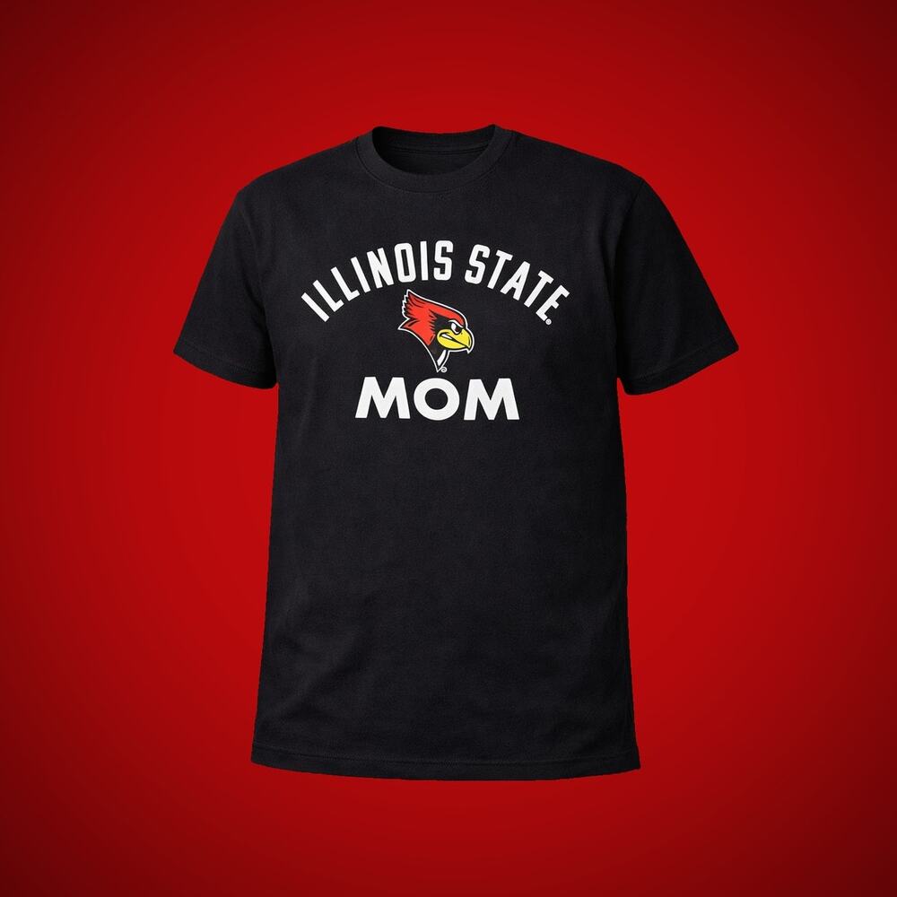 New Illinois State Mom University Redbirds T-Shirt Size Medium